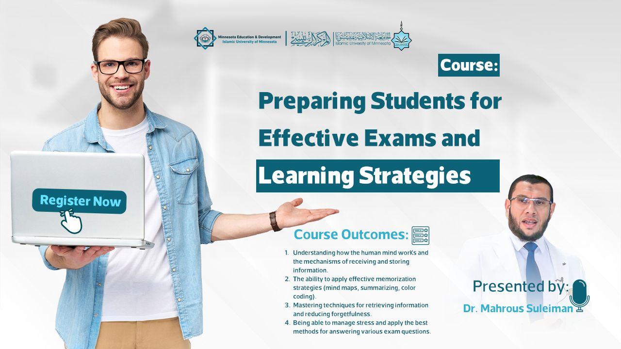 Preparing Students for Effective Assessments and Learning Strategies