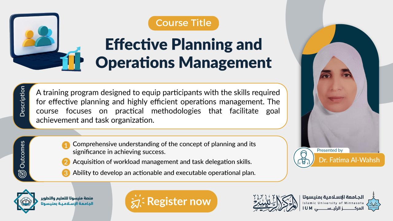 Successful Planning and Work Management
