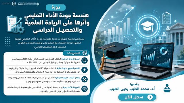 هندسة جودة الأداء التعليمي وأثرها على الريادة العلمية والتحصيل الدراسي