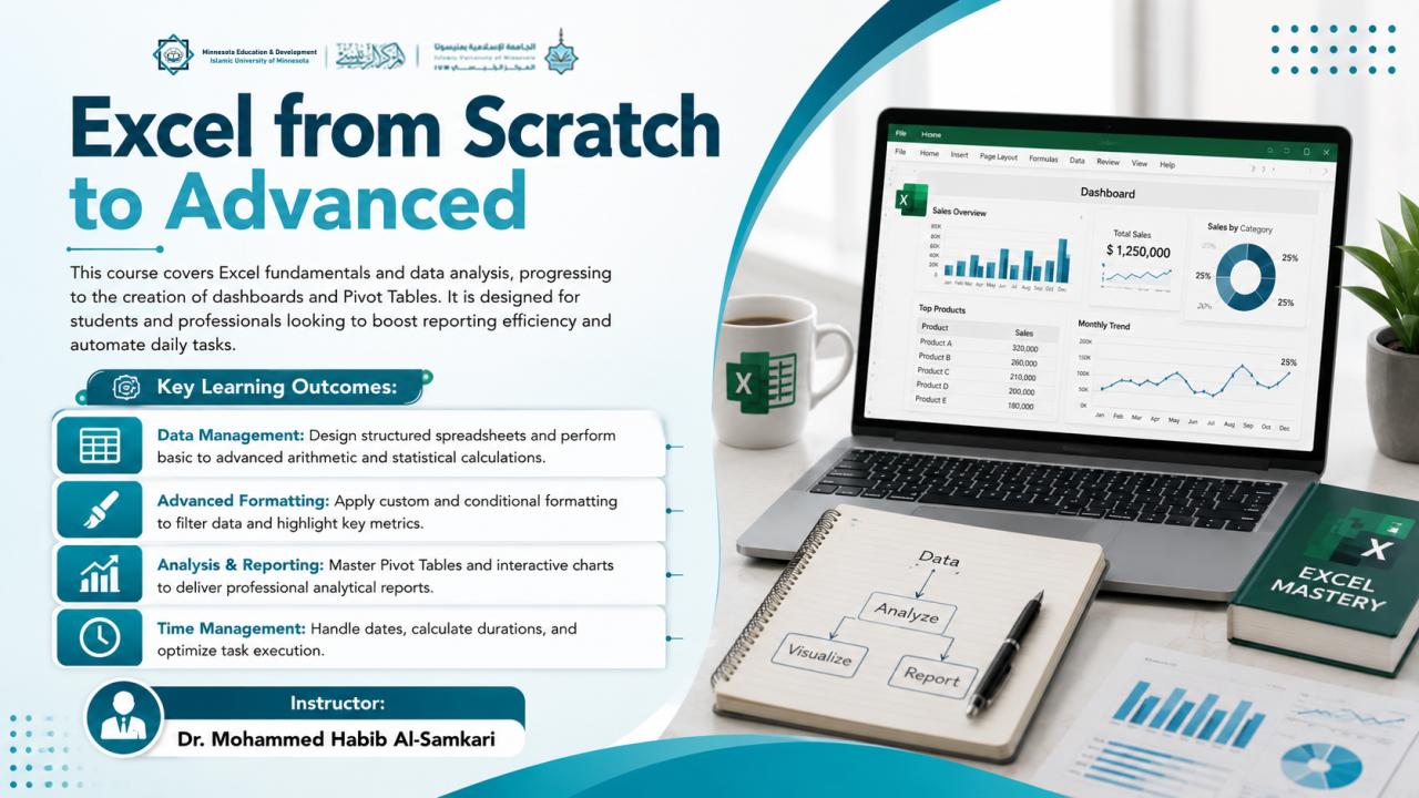 Excel From Scratch to Professional